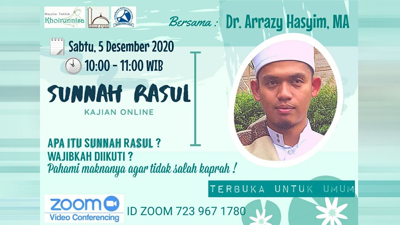 Apa Itu As Sunnah ?   Ustadz Dr. Arrazy  Hasyim, MA.