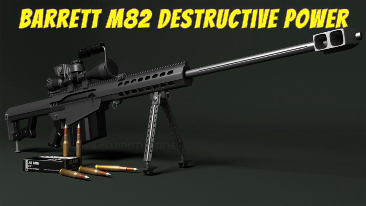 Barrett M82 || A Sniper Rifle Masterpiece Created by a Photographer