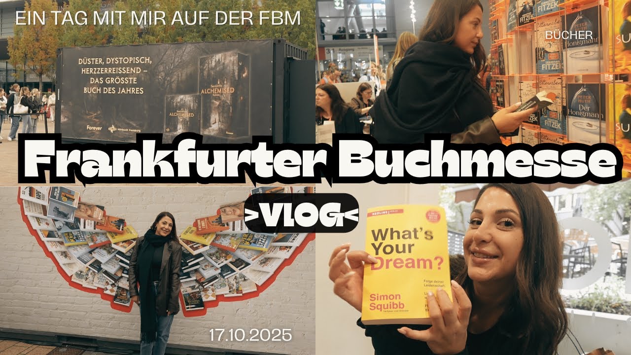 So war die FRANKFURTER BUCHMESSE wirklich 😳 | 7 Bücher, die mich gefunden haben 📖 | vlog
