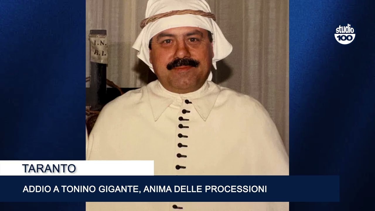 Addio a Tonino Gigante, anima delle processioni