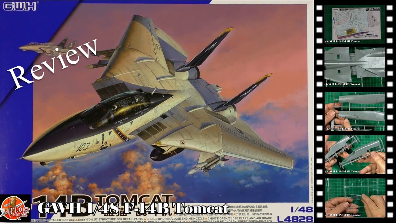 Обзор GWH 1/48 F-14B Tomcat