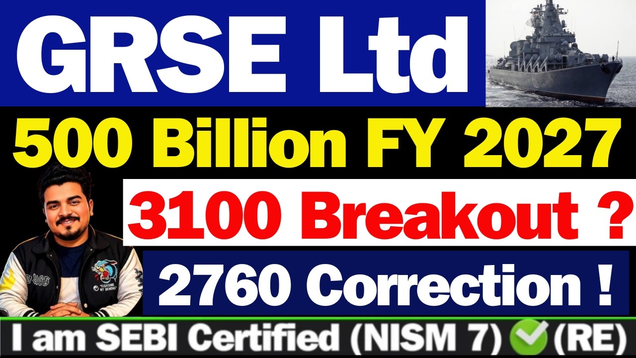 GRSE Share बड़ी तेज़ी | GRSE Share Latest News | GRSE Share Latest News Today | GRSE Share