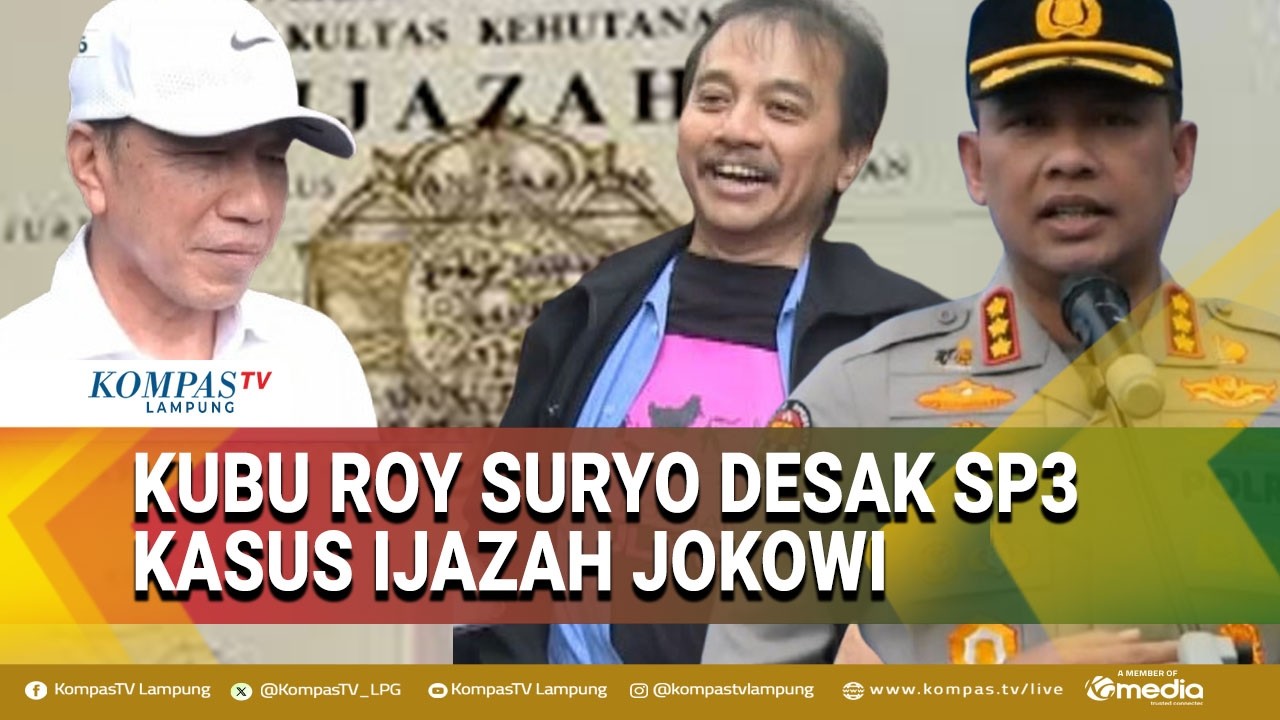 Roy Suryo Cs Minta SP3 Kasus Ijazah Jokowi, Polda Metro Jaya Pertanyakan Dasar Hukum