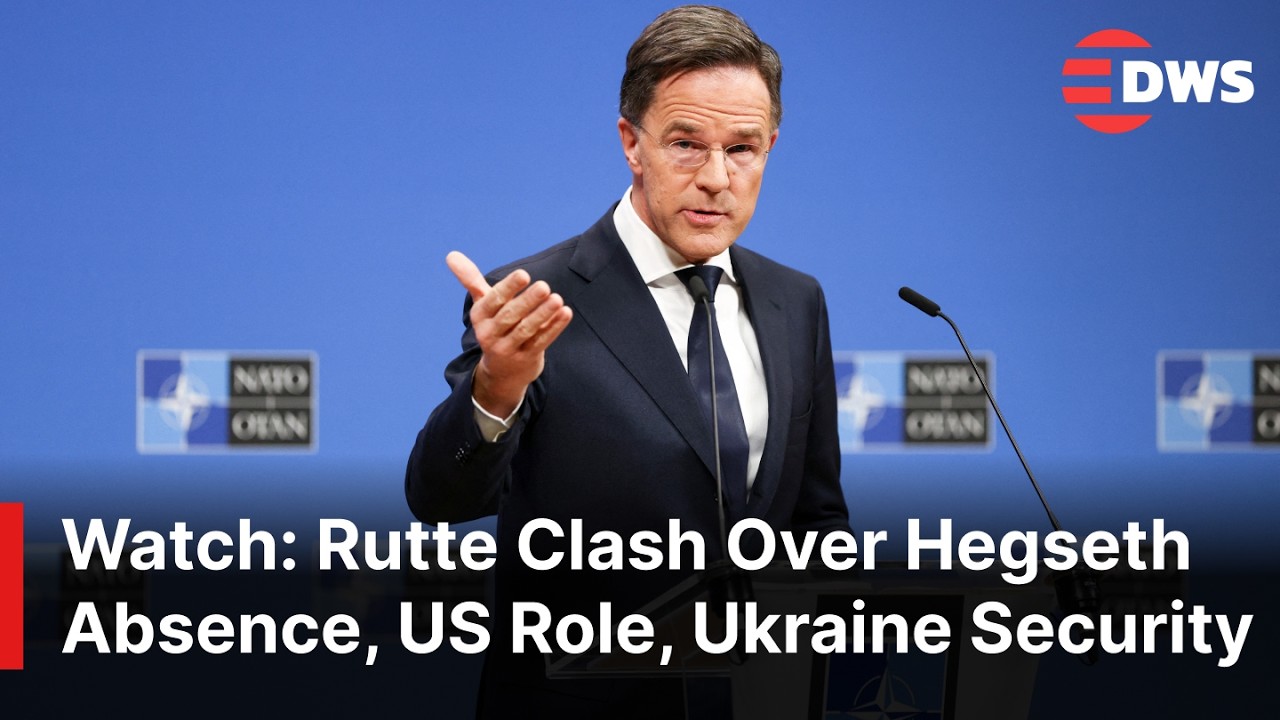 NATO Chief Rutte Clash With Reporters: Hegseth No-Show, US Role, Ukraine & Security Questions | AC1E