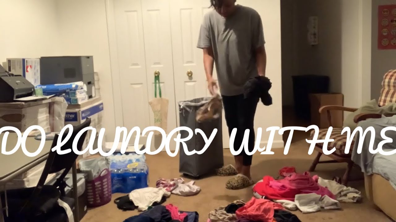 DO LAUNDRY WITH ME| SIMPLE LAUNDRY ROUTINE| APARTMENT LAUNDROMAT