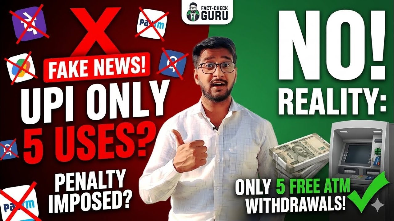 New UPI Rules from April 2026 | Fact Check only 5 Transaction allowed in UPI