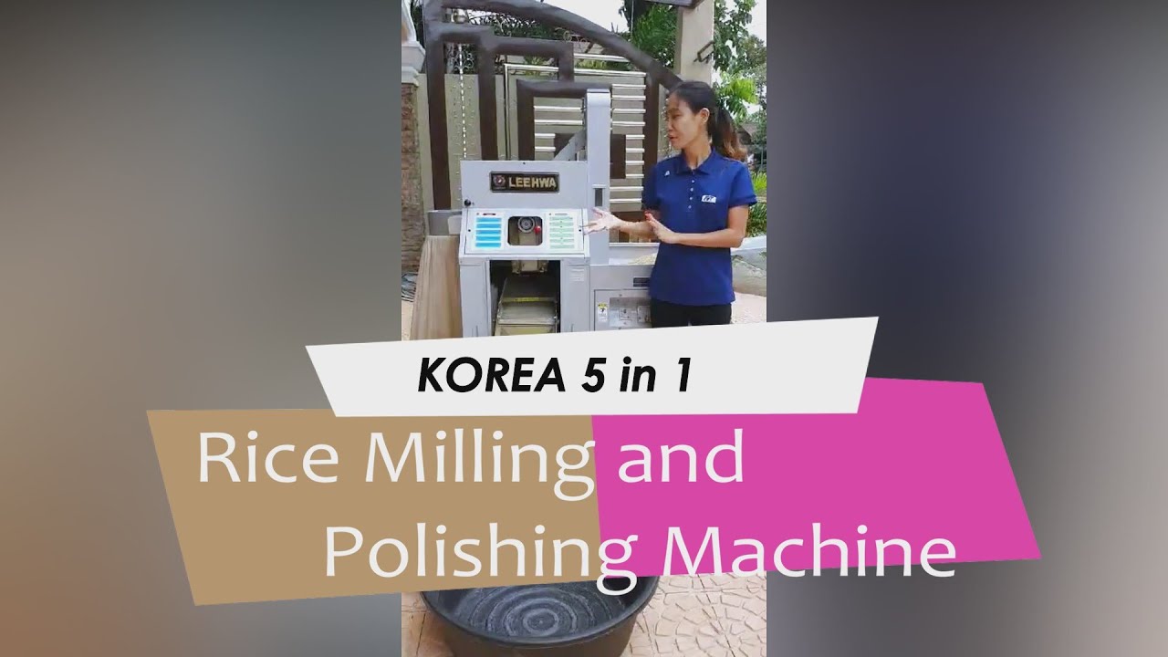 FIT Corea 5 in 1 Rice Milling & Polishing Machine!