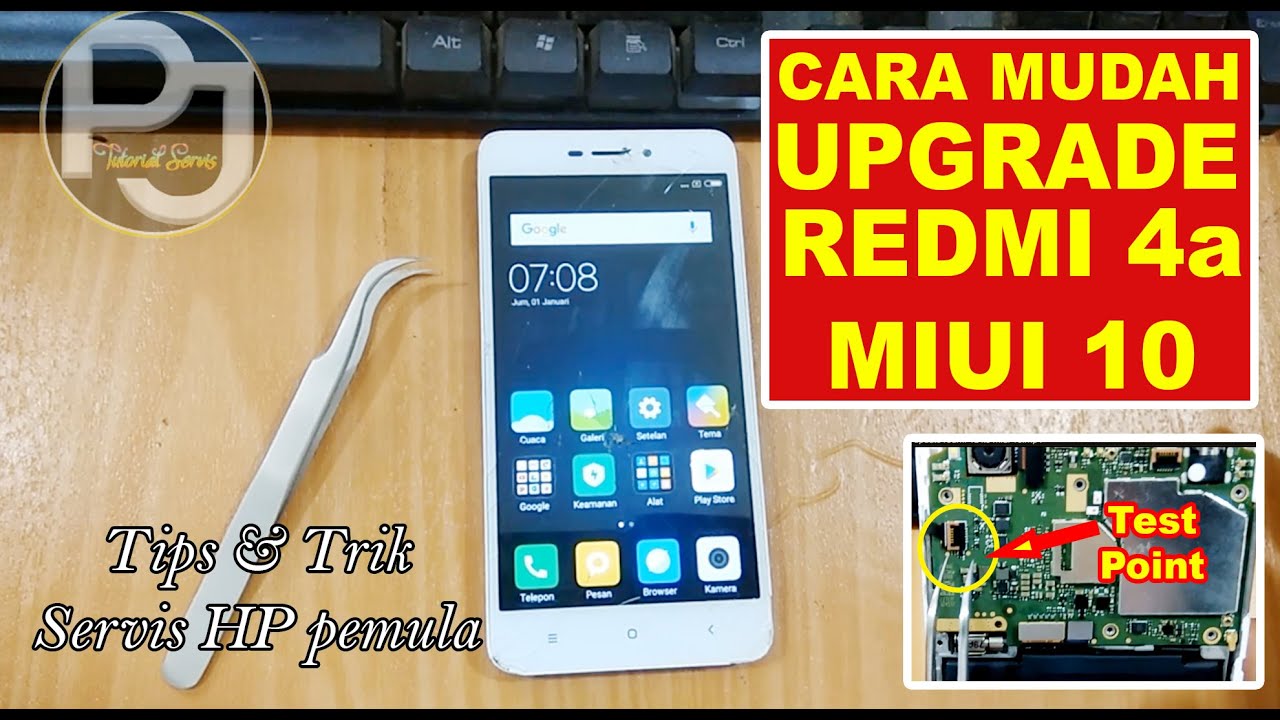 UPDATE REDMI 4A KE MIUI 10 GLOBAL | TEST POINT REDMI 4A #Redmi_4a_miui_10 #Update_GlobalRom