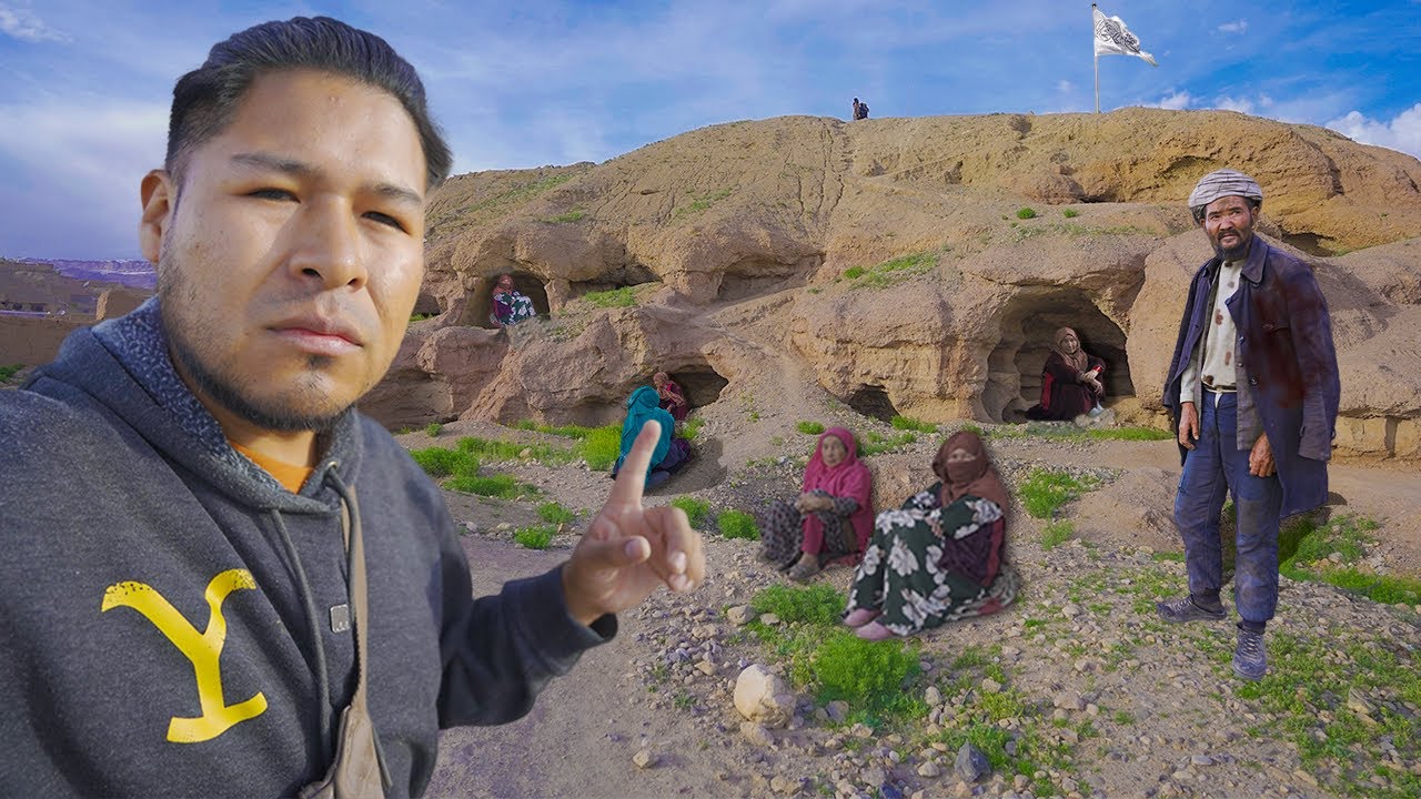 LA DURA VIDA DE GENTE POBRE QUE VIVE EN CUEVAS | Afganistán