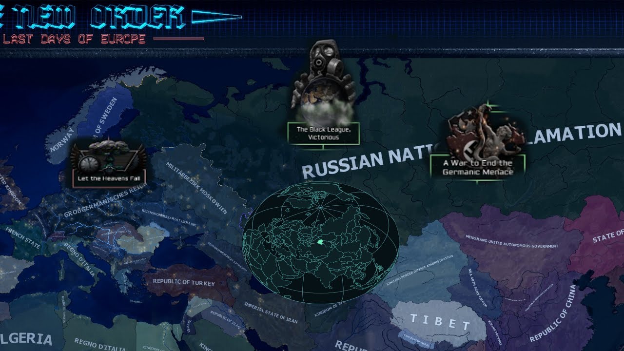 Russia 's Black League Revengeance TNO:Requiem Hearts of iron 4