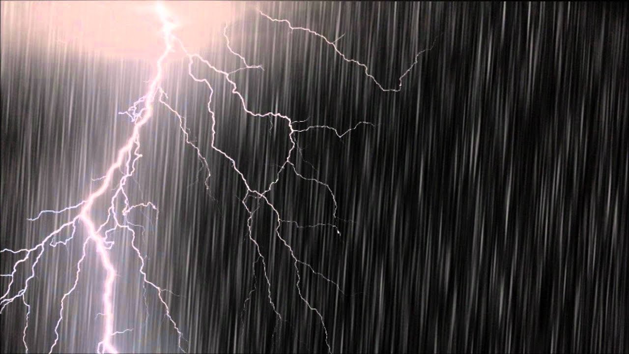 【環境音】雷雨強め１時間/Thunder and Rain 1 hour/勉強用BGM