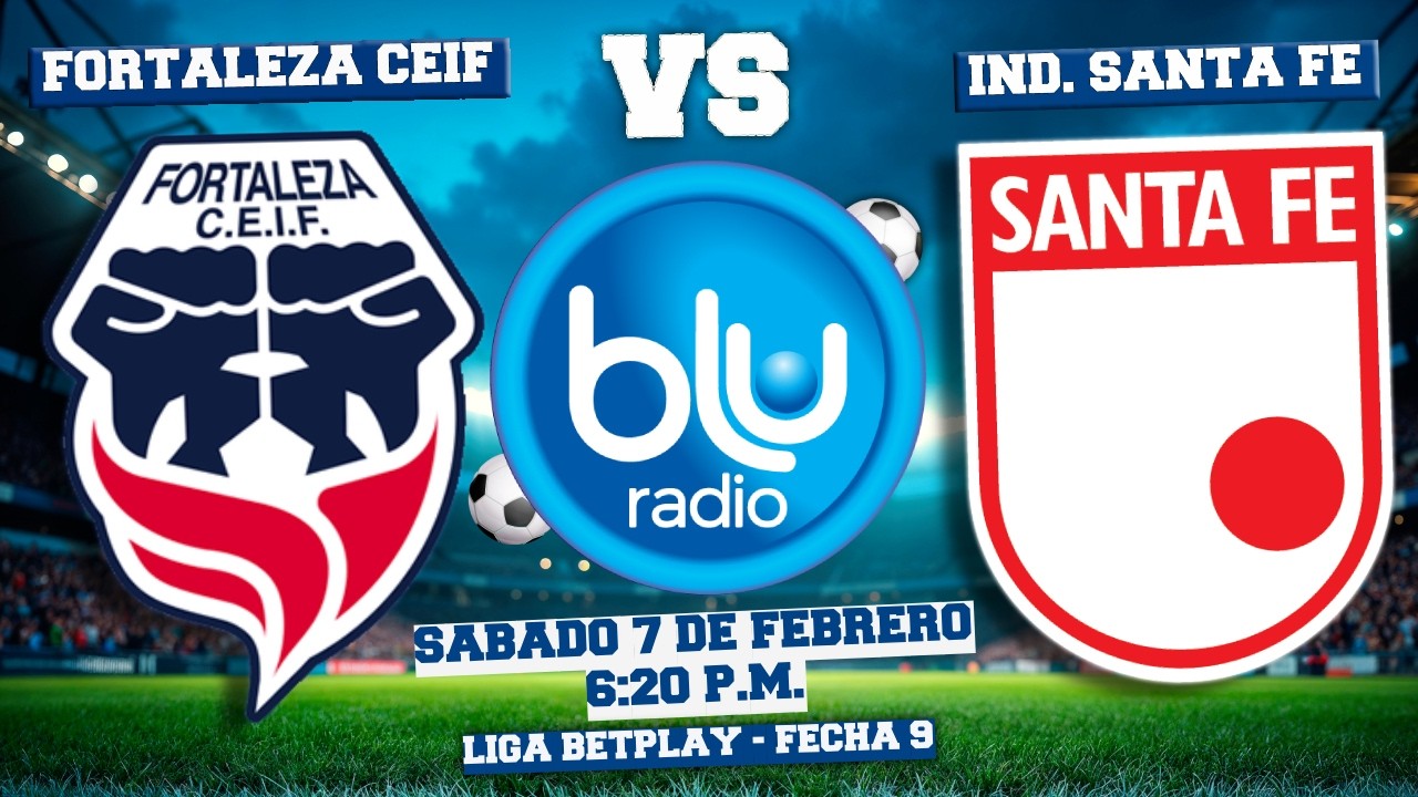 🔴 EN VIVO 🔴 FORTALEZA CEIF VS INDEPENDIENTE SANTA FE | LIGA BETPLAY | FECHA 9