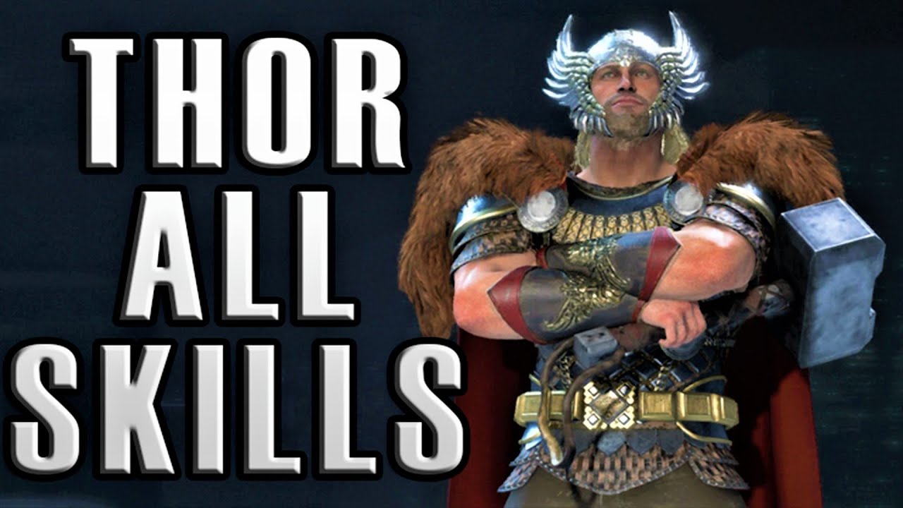 Marvel's Avengers : Thor All Skills Combat\Attacks