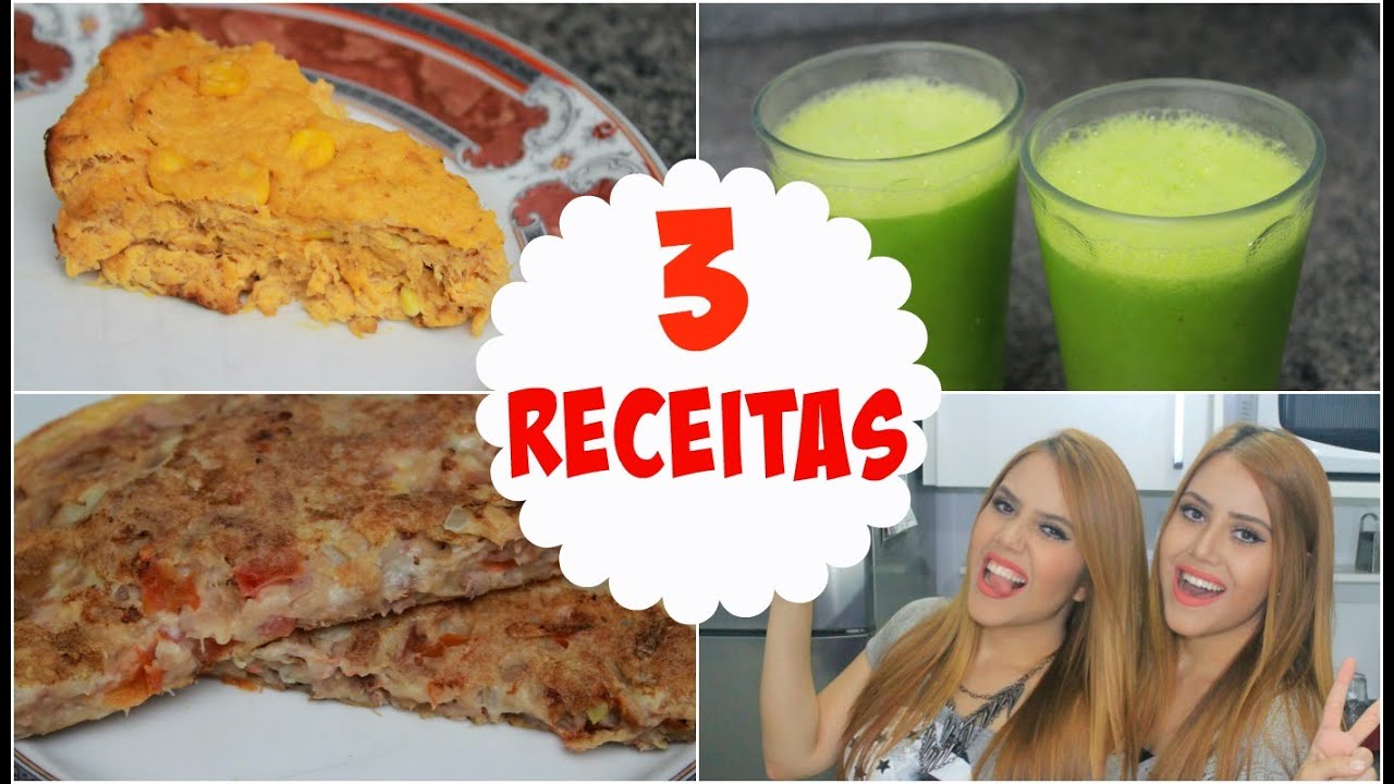 3 RECEITAS FÁCEIS E SAUDÁVEIS - Sisters Lellis