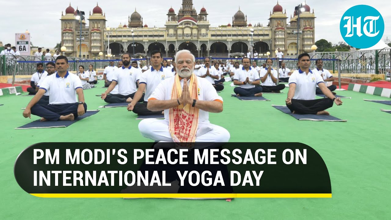 PM Modi leads Yoga Day celebrations; Performs asanas at Mysuru Palace