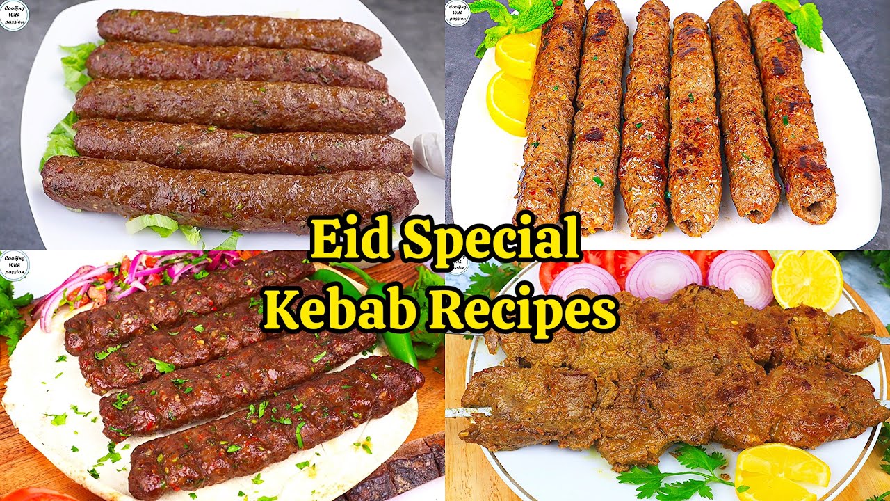 Try These Kabab Recipes Iftar / Eid Dawat Special, Beef Seekh Kabab, Bihari Boti, Turkish Kebab 
