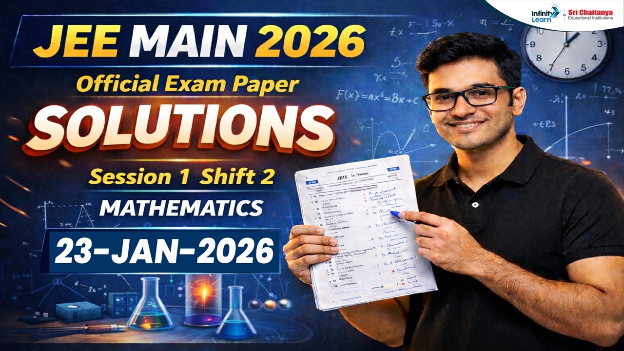 JEE Main 2026 Mathematics Paper Solution | 23rd Jan Shift 2 Detailed Analysis || #JEEMain2026