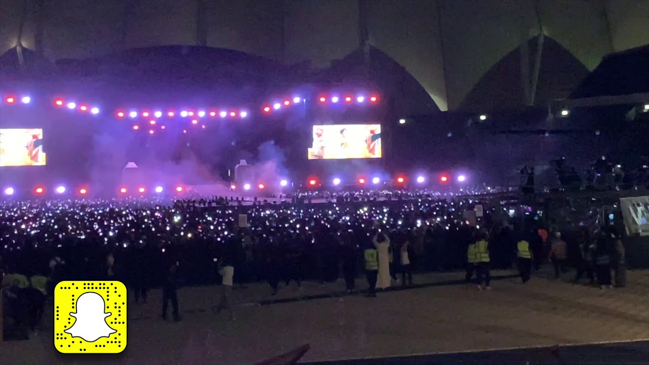 BTS in Riyadh - LOVE YOURSELF SPEAK YOURSELF (PART 1) before start