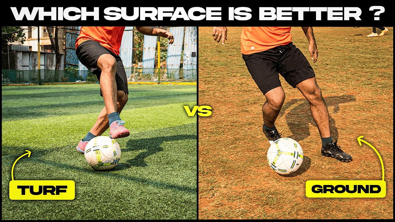 Turf vs Grass ? | Where Should you Play Football ?