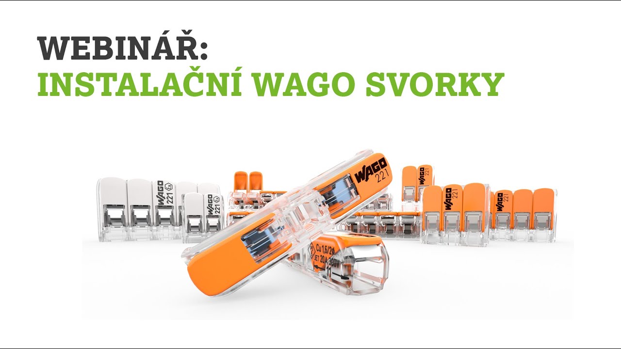 Webinář: Instalační WAGO svorky