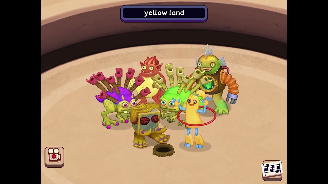 Yellow land