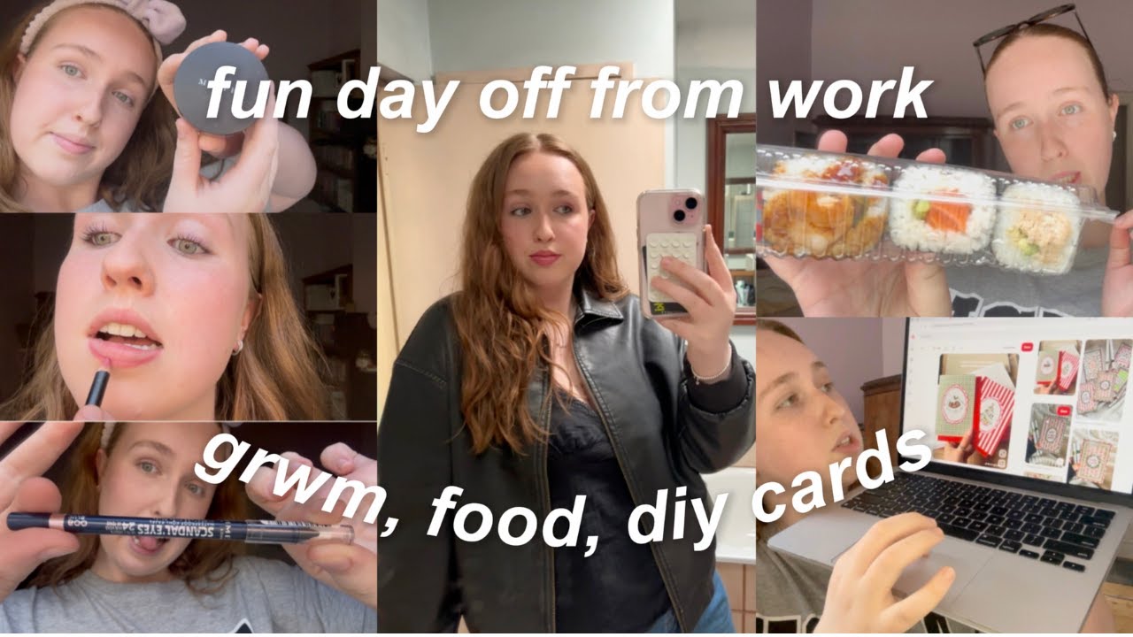 spend a fun day off from work with me- party grwm