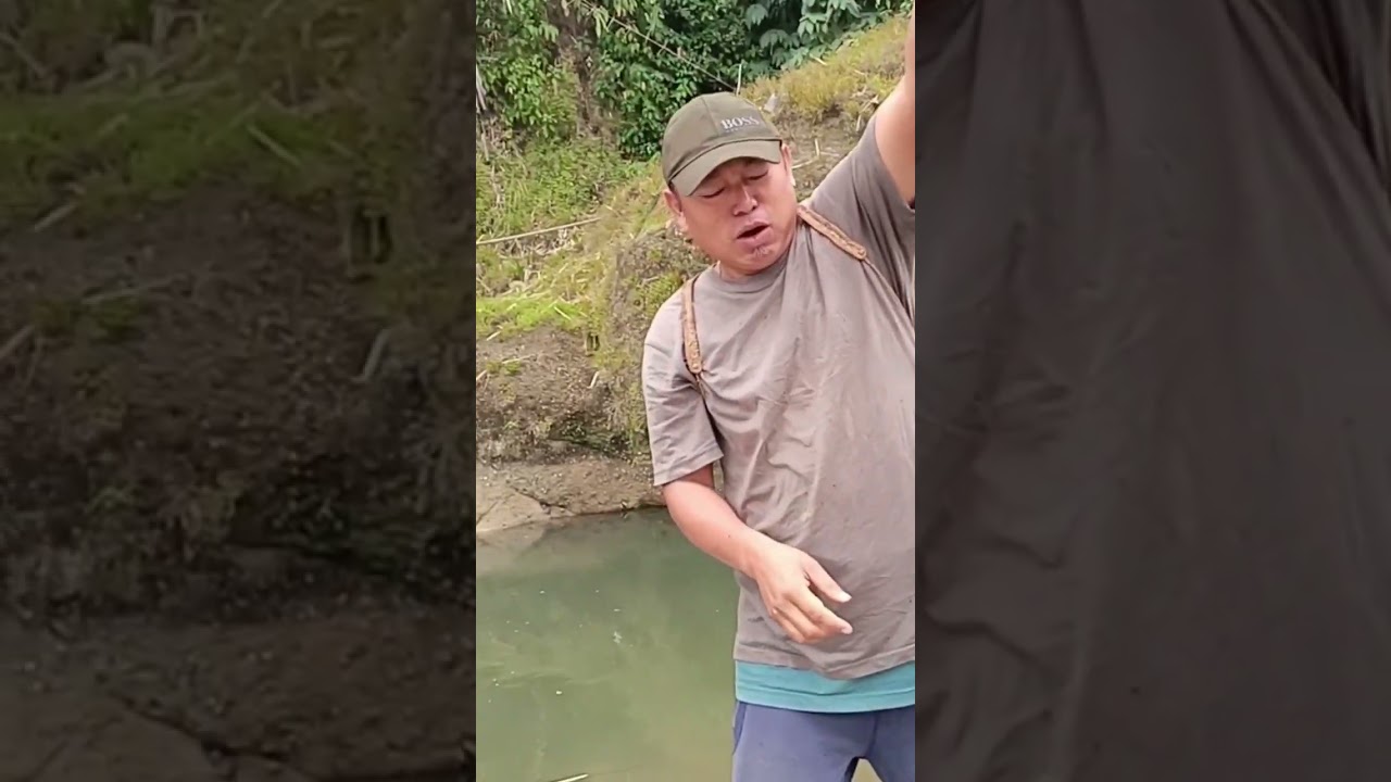 eel fishing #fishing #triballife #tribalvillagelife #traditionalfood