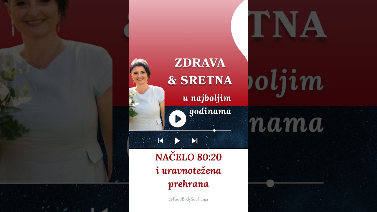 Uravnotežena prehrana i načelo 80:20 / Best of MENOPAUZA, 23.2.26. / #menopauza #zdravenavike