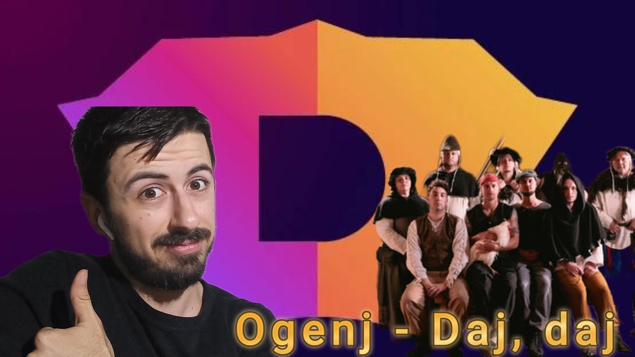 Ogenj - Daj, daj |  Dora 2025 | Croatia Eurovision 2025 (Albanian Reacts)