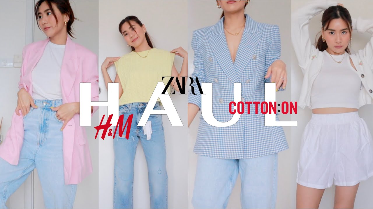 ZARA, H&M, COTTON ON SALE HAUL เห่อเสื้อผ้าแบรนด์ลดหนักมาก | WEARTOWORKSTYLE