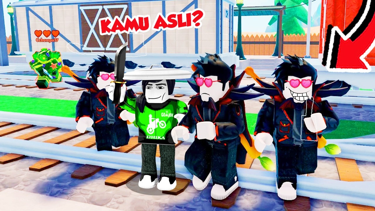 MENYAMAR JADI NPC SAMPE ODO STRESS DI ROBLOX!!!
