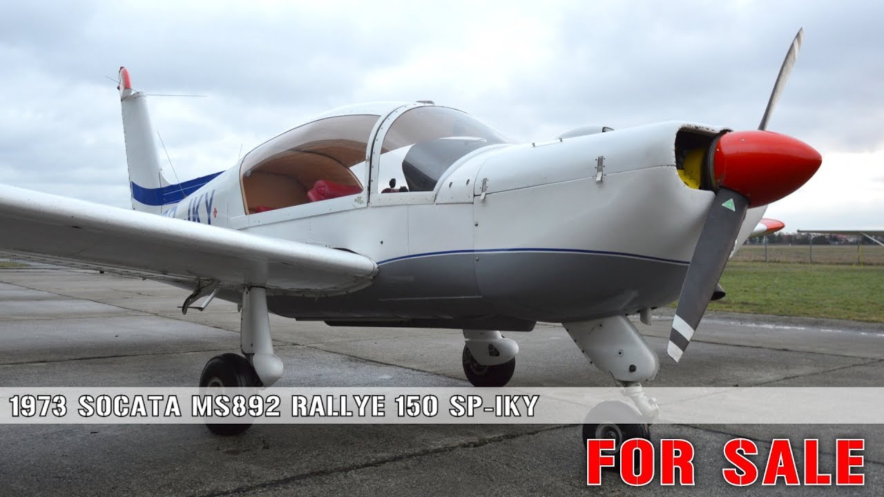 Socata MS892 Rallye 150 SP-IKY FOR SALE