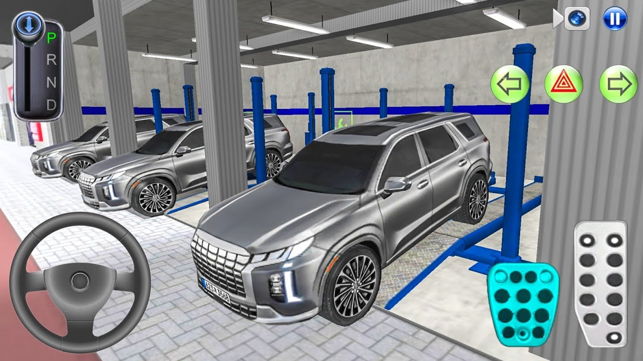New Hyundai Palisade Stuck in Auto Repair Shop - 3D Driving Class 2025 - Android iOS Gameplay