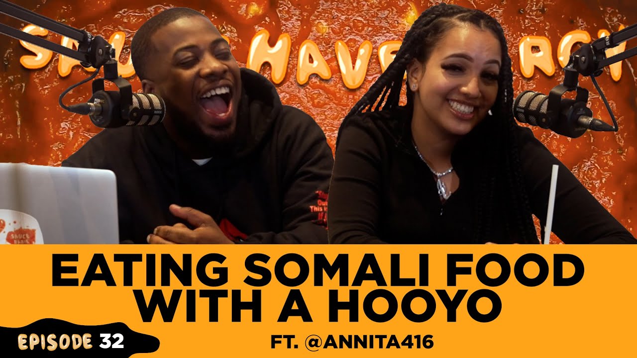 Eating SOMALI Food With Hooyo! ( ft. @Annita 416  ) - Podcast 32