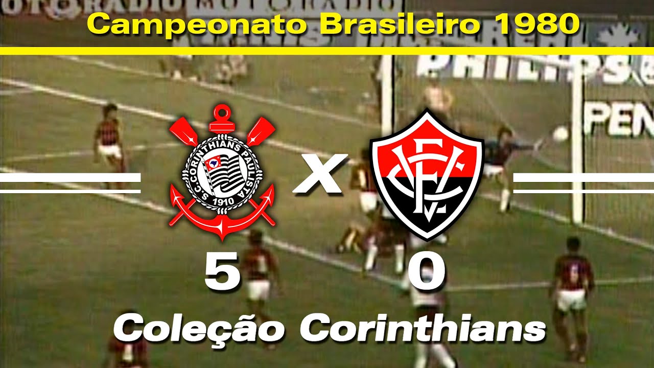 Corinthians 5 x 0 Vitória - 26 / 04 / 1980
