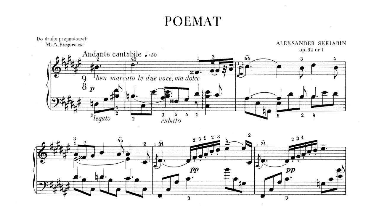 Sergei Babayan plays Scriabin Poème Op. 32 No. 1 – live 2011