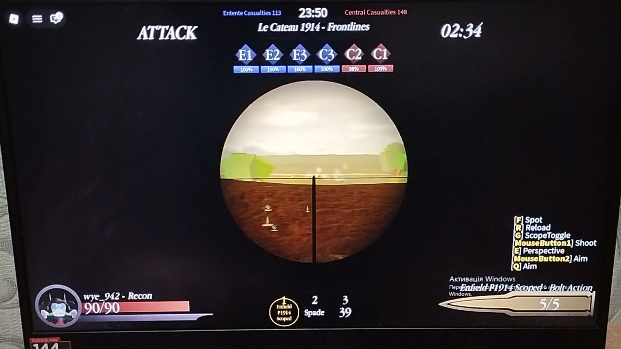 Playing ww1 in #roblox