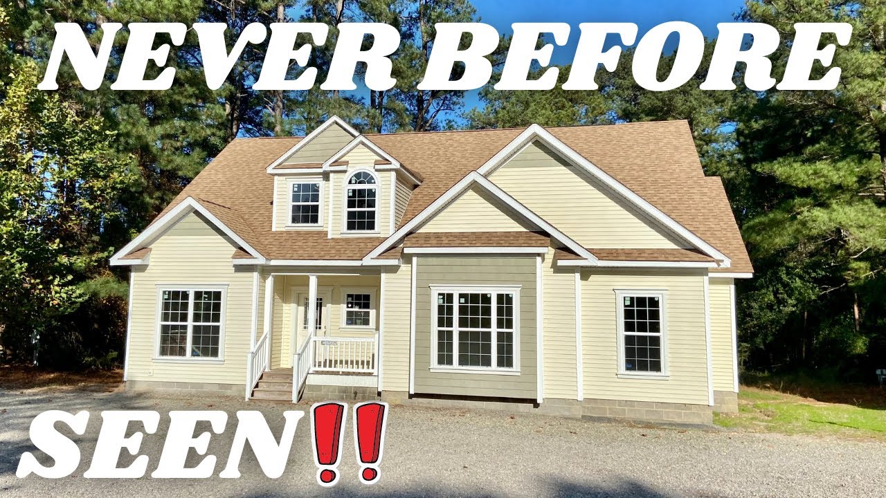 I've never seen a home like this! New 2 story with unusual but COOL layout! Modular Home Tour