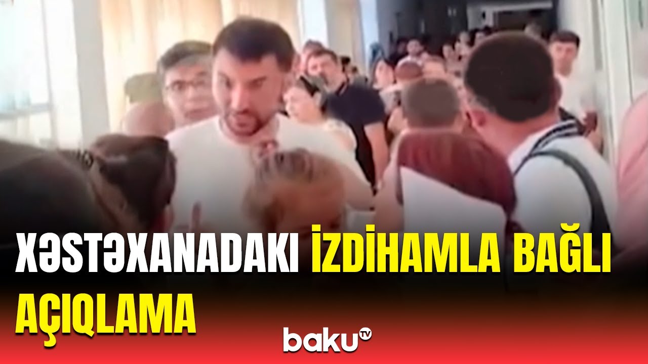 Abşeron Rayon Mərkəzi Xəstəxanasında böyük izdiham