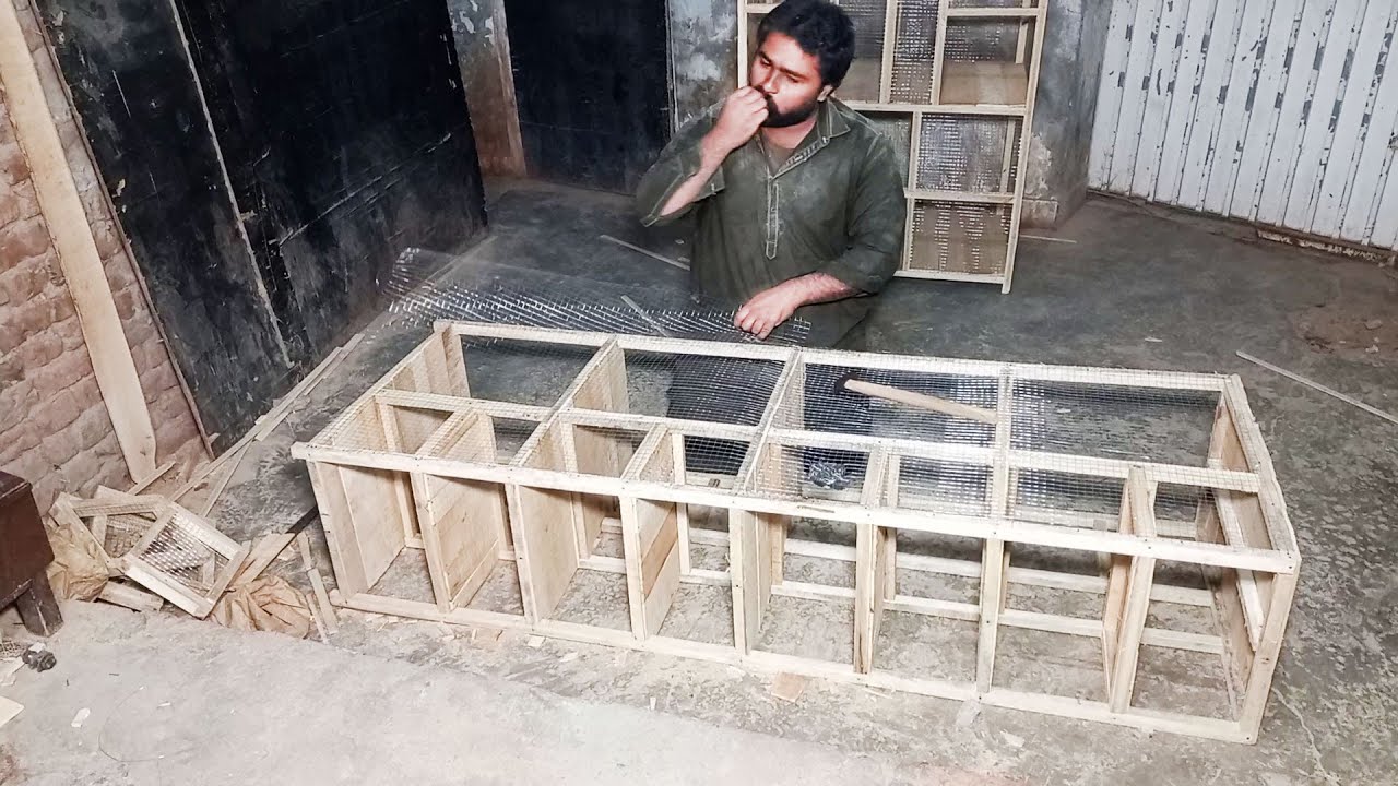 How to make Beautiful Wooden Cage For Birds