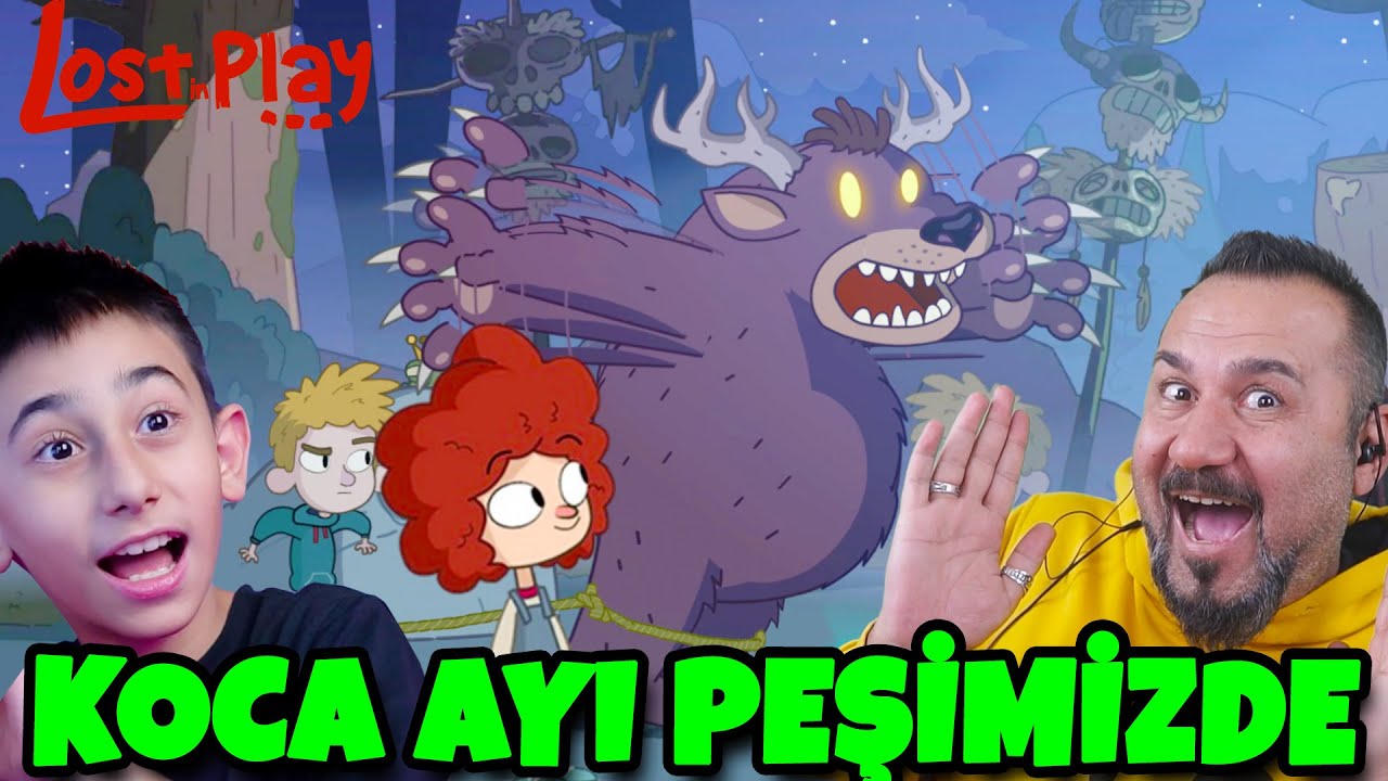ÇİZGİFİLM GİBİ OYUN! KOCA AYI PEŞİMİZDE! | LOST İN PLAY OYNUYORUZ bölüm 2