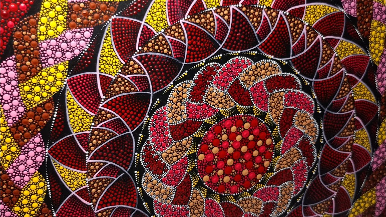Dot art Mandala #3dmandala #dotmandala #3d