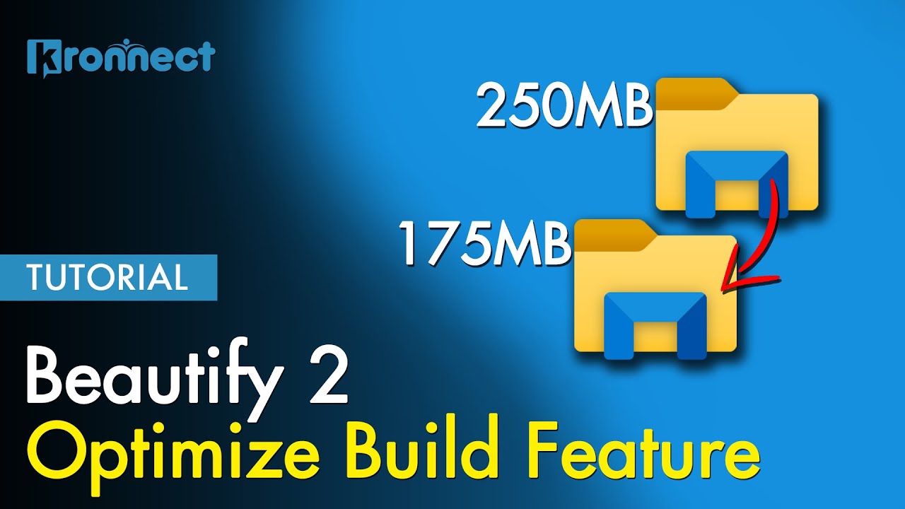 [Tutorial] Optimize Build TIME & SIZE with Beautify shader options!