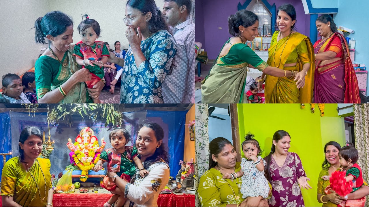 Visited at Soni didi’s Place & Our Staff for Ganesh 