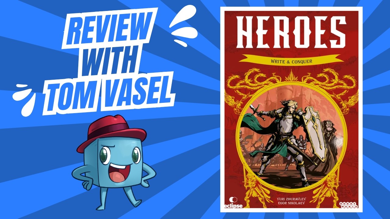 Heroes Write and Conquer Review:  Quick Take with Tom Vasel