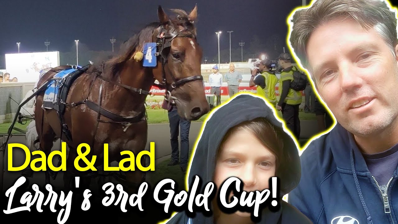 The time 'Larry' won his third Gold Cup!