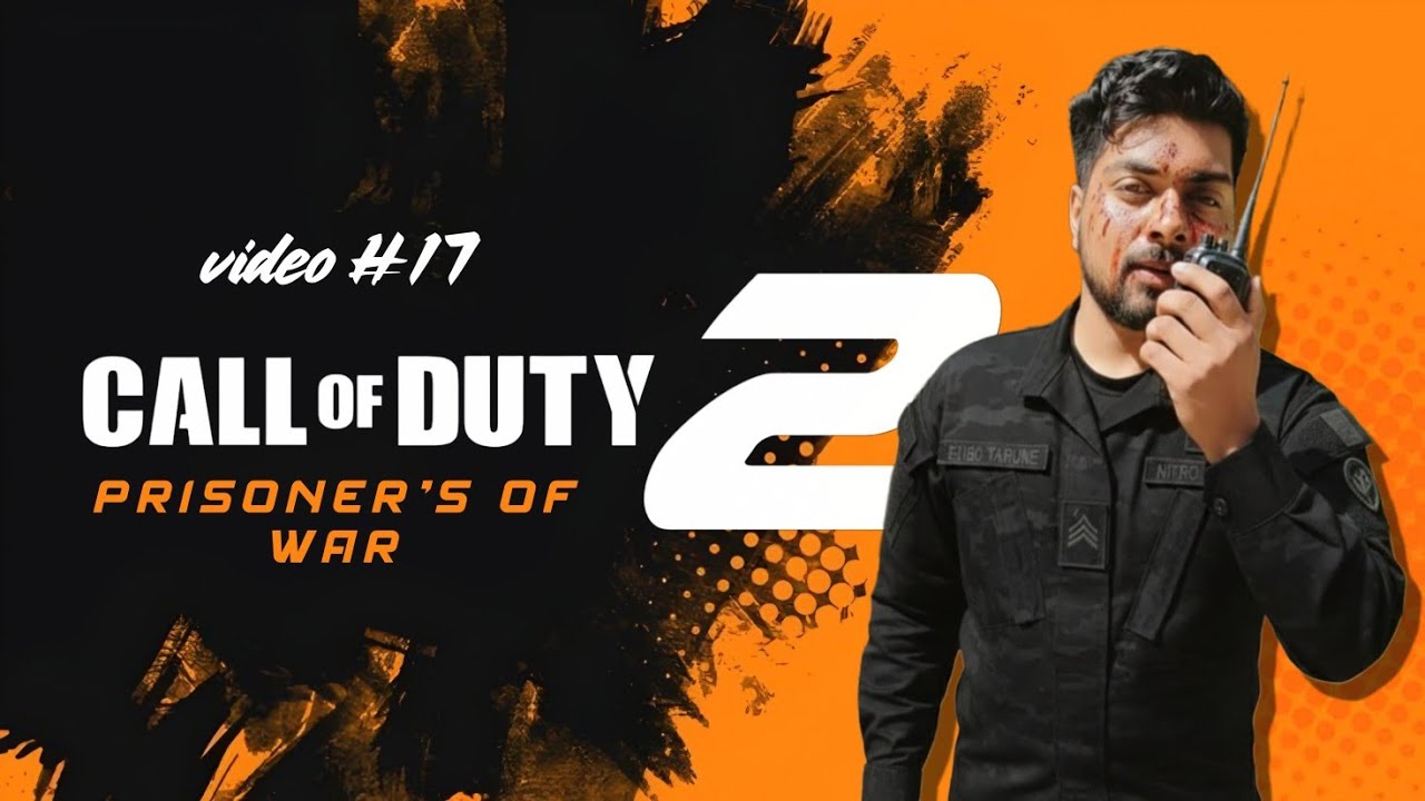 COD 2 l Call Of Duty 2 l Prisoners Of WAR l Gameplay l NITRO TARUN 