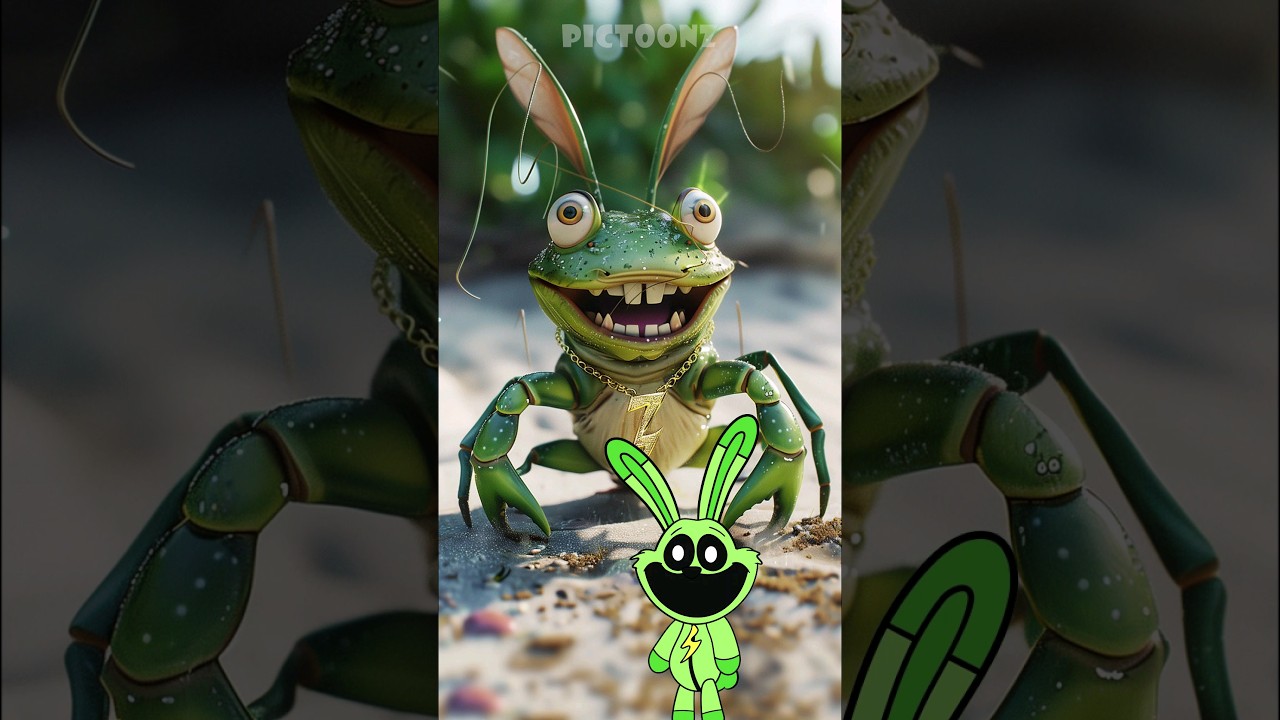 Poppy Playtime as CRAB! 🦀 [Chapter 3 Characters] (Cartoon Animation)