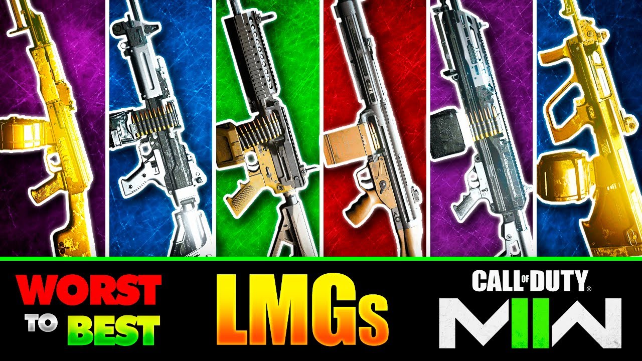 WORST to BEST Light Machine Guns (LMGs) in Modern Warfare 2!