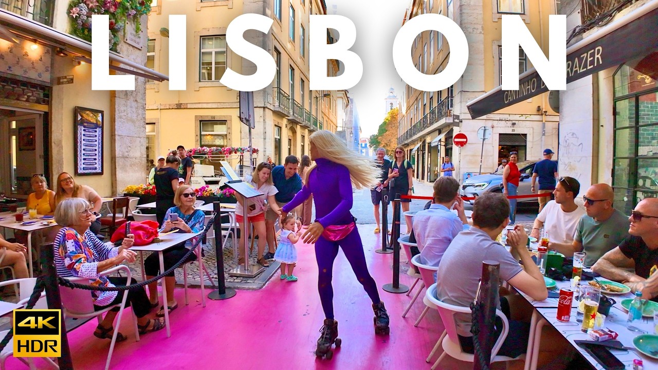 Walking Through Lisbon&rsquo;s PINK STREET 4K HDR | You Won&rsquo;t Expect This!